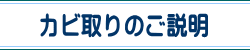 カビ取りのご説明