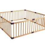 木製ベビーサークル123 8枚 ウッドプレイペン ナチュラル