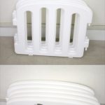 iFam ベビーサークル FIRSTドア付き10枚セット ホワイト×ライトグレー