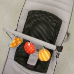 バウンシングシート おもちゃ付きR メッシュバウンサー ベージュ