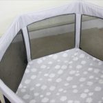 洗えてたためるポータブルベビーサークル クラウド 日本育児