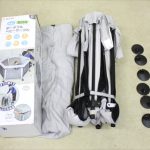 洗えてたためるポータブルベビーサークル クラウド 日本育児