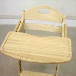 木製ワイドハイチェア ステップ切り替え ナチュラル 22408 カトージ