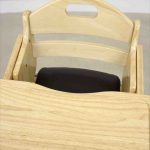 木製ワイドハイチェア ステップ切り替え ナチュラル 22408 カトージ