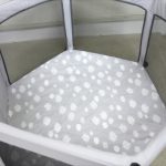 洗えてたためるポータブルベビーサークル クラウド 日本育児