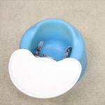 バンボ Bumbo ブルー 安全ベルト・プレートレイ付き