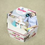 バンボ Bumbo ブルー 安全ベルト・プレートレイ付き