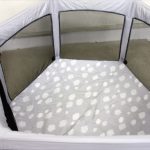 洗えてたためるポータブルベビーサークル クラウド