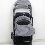 タンデムストローラー クッション付 グレー カトージ