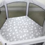 洗えてたためるポータブルベビーサークル クラウド