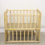 happinessミニサイズベビーベッド ヤトミ製 ナチュラル