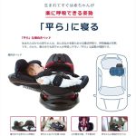 フラディア グロウ ISOFIX 360° セーフティー プレミアム ネイビーウォーター NV