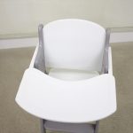 木製ハイチェア cocona グレーホワイト