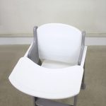 木製ハイチェア cocona グレーホワイト