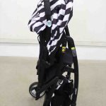 ビングル モノクロストライプ ピジョン