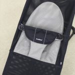 美品 ベビーシッターバランス ソフトメッシュ ブラック/グレー