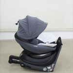 クルムーヴスマート ISOFIX エッグショック JJ-650 グレーGL