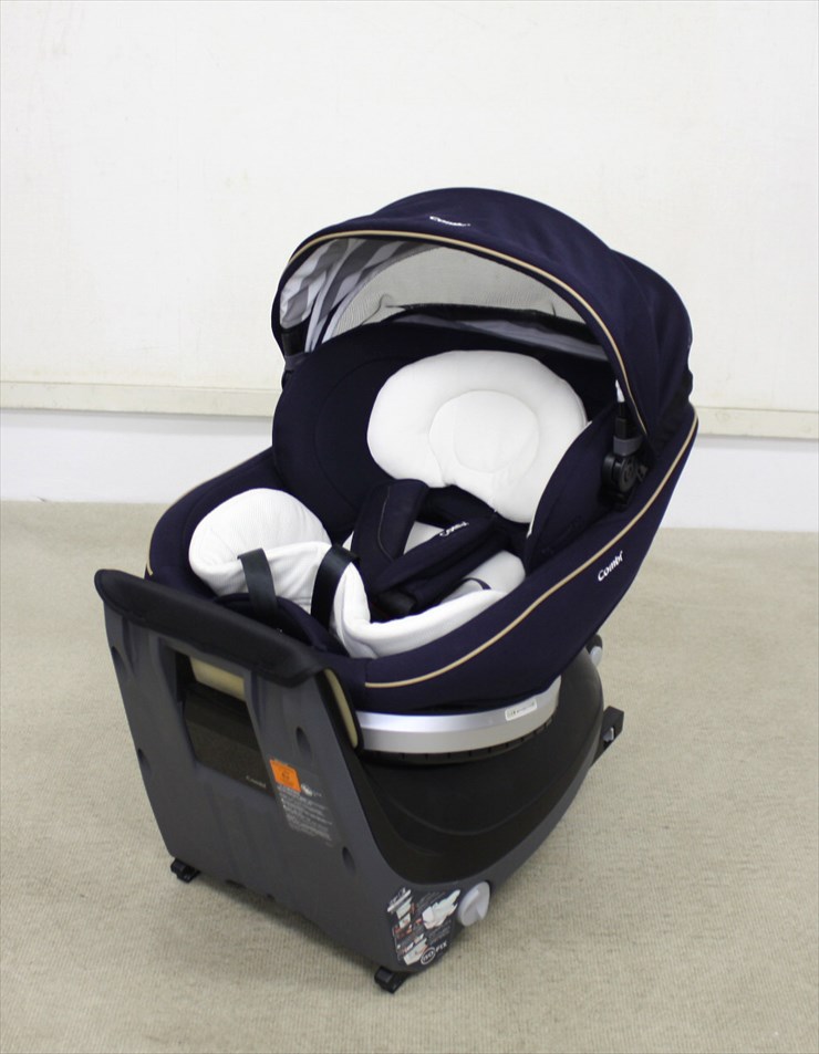 新生児OK】コンビ クルムーヴスマートISOFIX JG-600 ネイビー-