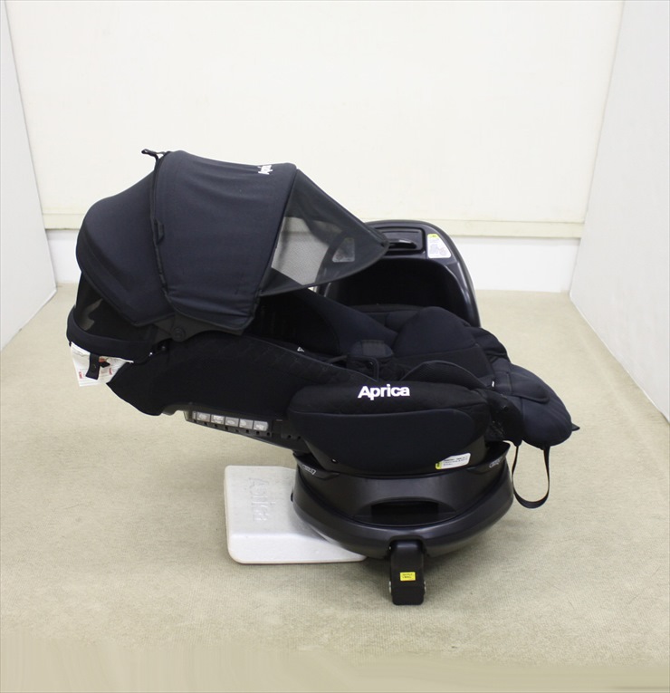 送料無料 美品 フラディア グロウ プレミアム ISOFIX ブラック 2022357