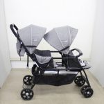 タンデムストローラー クッション付 グレー 41811 欠品あり
