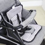 タンデムストローラー クッション付 グレー 41811 欠品あり