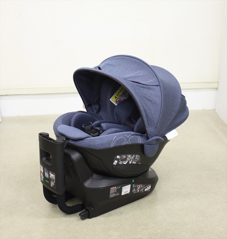 限定1台】エールベベ ISOFIX クルット4 Oui BF893デニムブルー ...