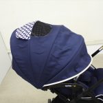 ラクーナ ソファークッション ネイビーヘリンボーン NV