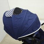 ラクーナ ソファークッション ネイビーヘリンボーン NV2