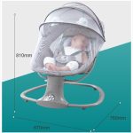 Feemom メロディー内蔵電動スイング グレー