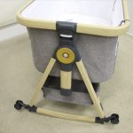 HZDMJ ベビーベッド グレー