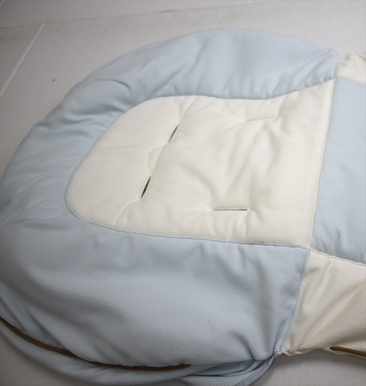 着せ替えリバーシブルクッション マカロンブルー