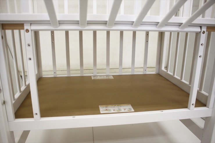 C84 カトージ ハイポジションミニベッド アーチ ホワイト