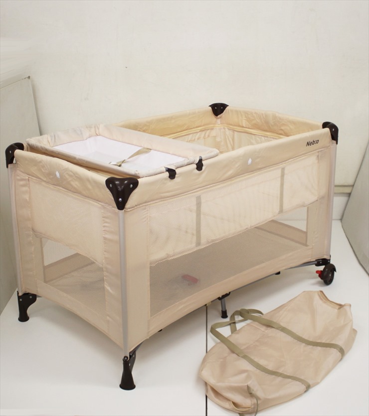 Neb:o ネビオ sleep スリープ 折り畳みプレイヤード おむつ替えテーブル付