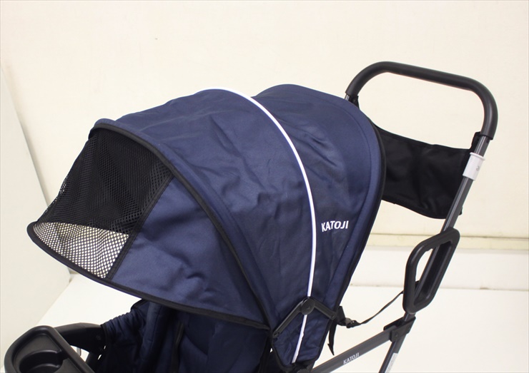 ベビーカー 二人でゴー ネイビー 別売リアシート付