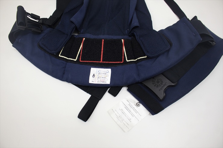 エルゴ OMNI 360 クールエア ミッドナイトブルー ポーチ欠品