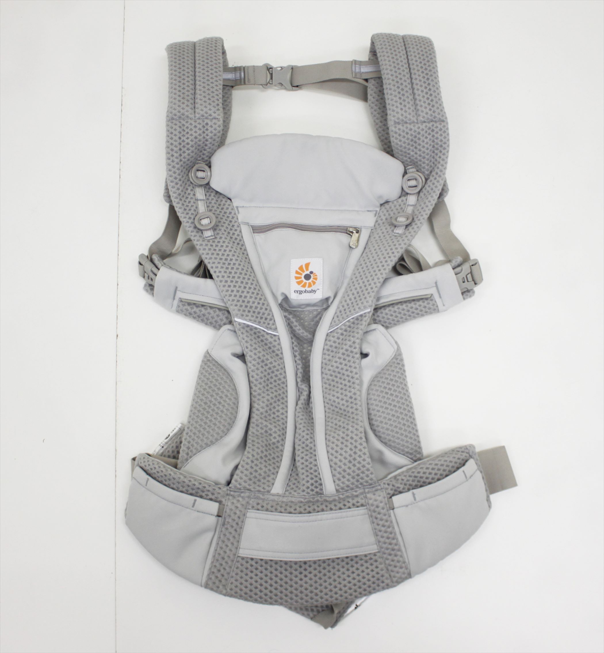 美品 エルゴ OMNI breeze オムニブリーズ パールグレイ