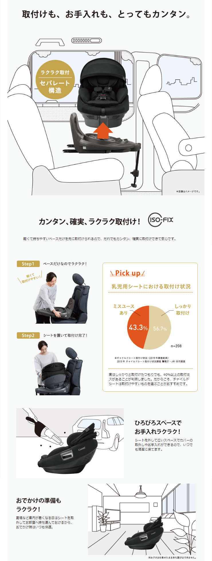 THE S Air ISOFIX エッグショック ZB-690